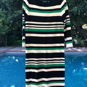 Ralph Lauren Knit Sweater Dress Size L
